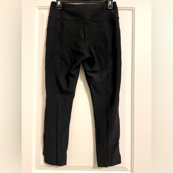 Athleta Black Legging Workout Tights Ankle Length EUC size M - Picture 2 of 9